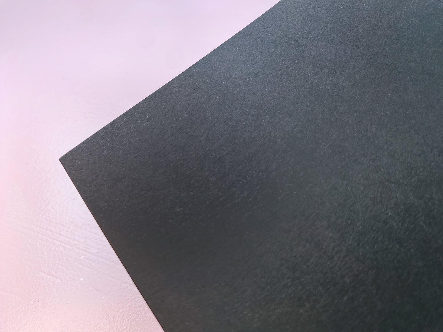 Karty na výrobu vlastních přání - Černý hlazený papír, 10,5 x 14,5
