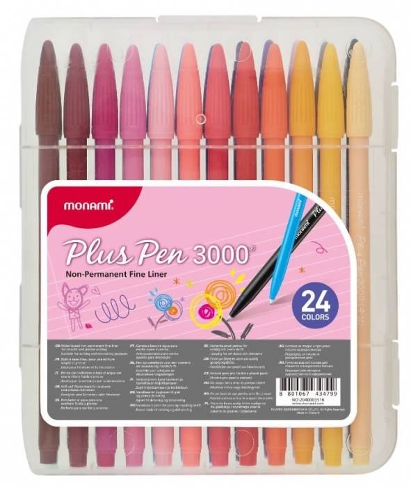 Monami Plus Pen 3000 barevná sada 24 KS